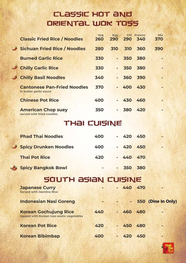 Thai Chi Asian Cuisine